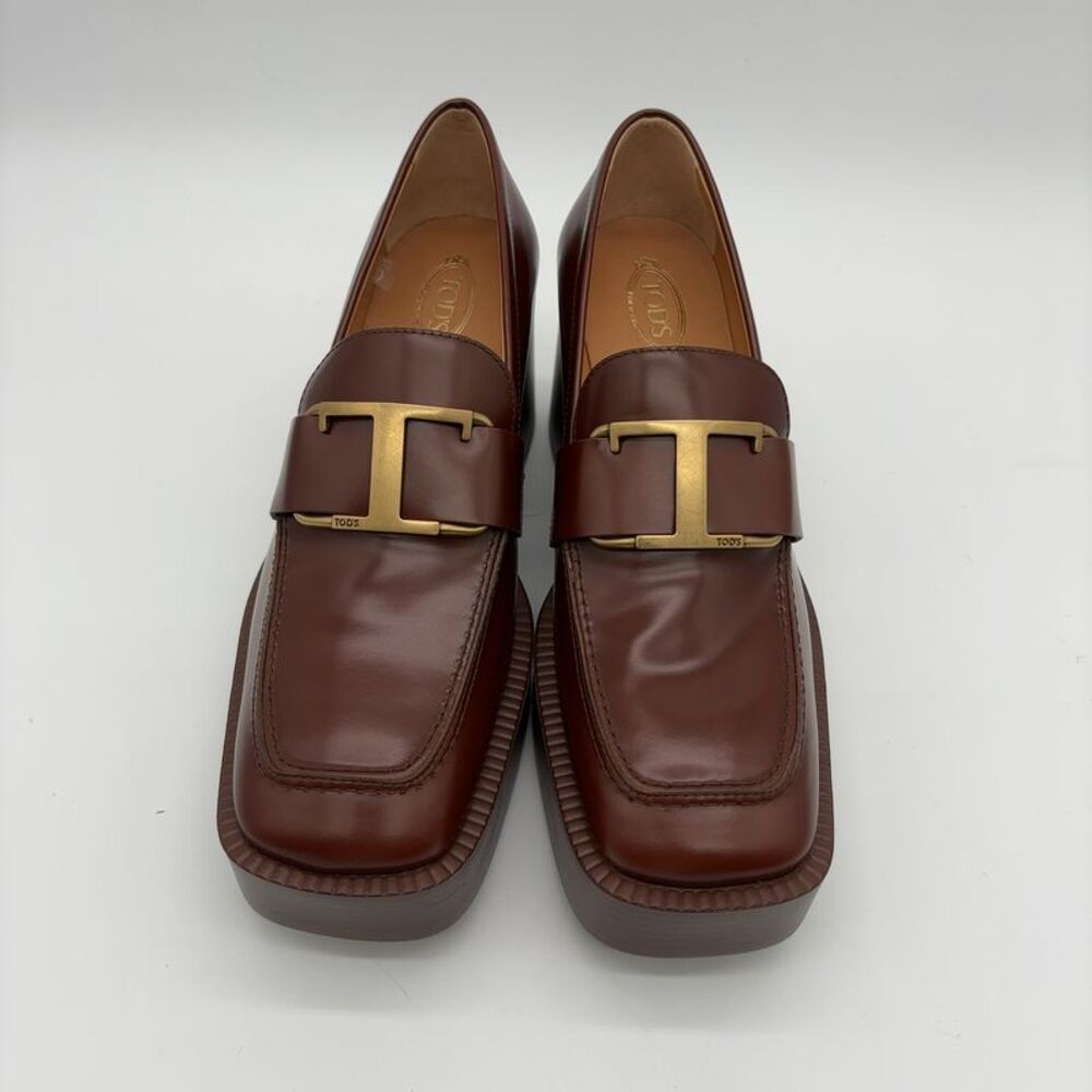 unknown brand Platform Loafers in Leather